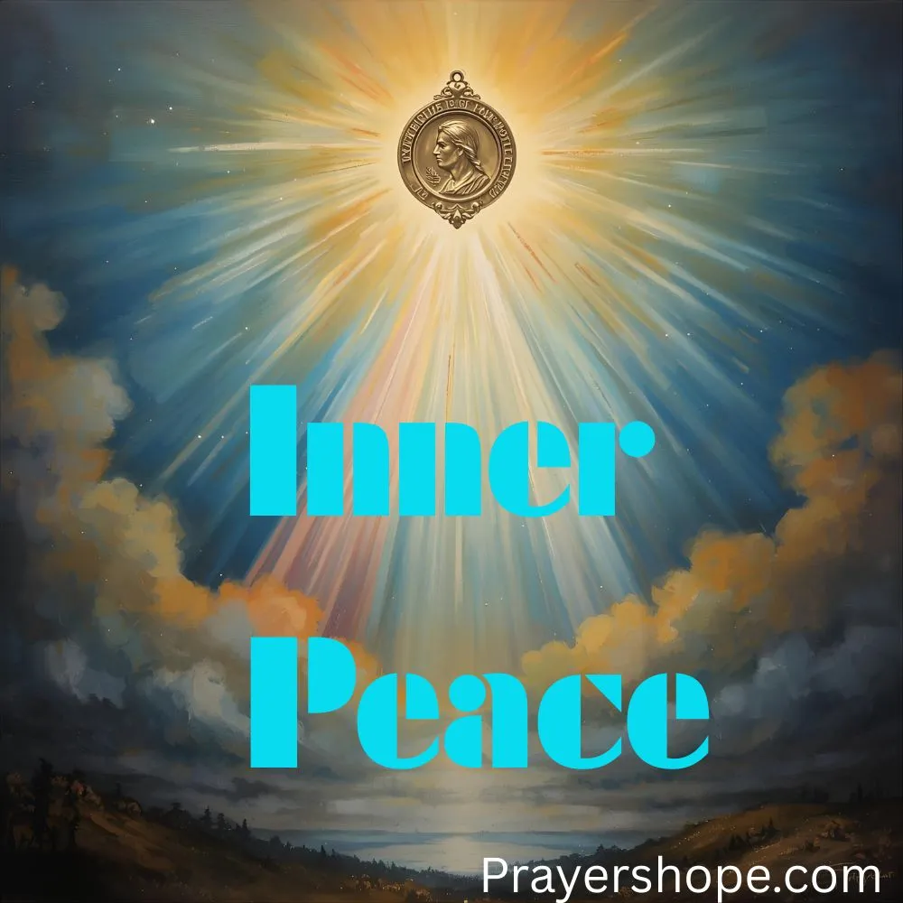 Miraculous Medal Prayer for Inner Peace