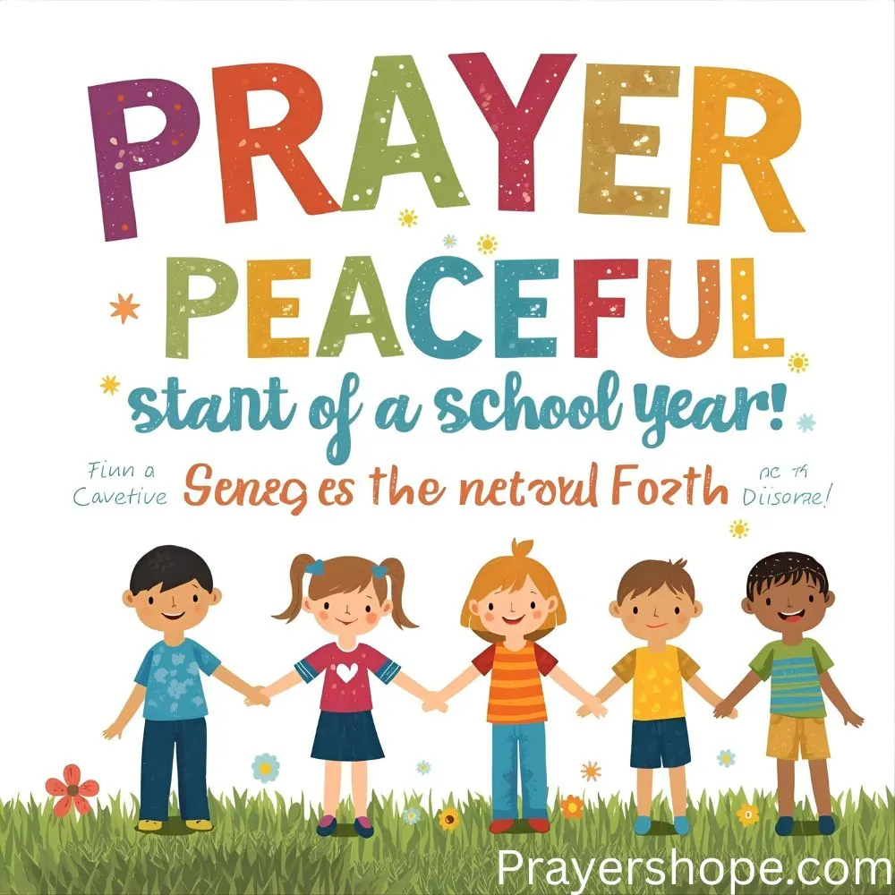 Prayer for a Peaceful Start to the School Year