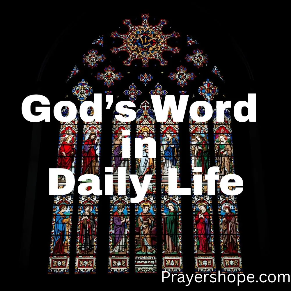 Prayer for Applying God’s Word in Daily Life