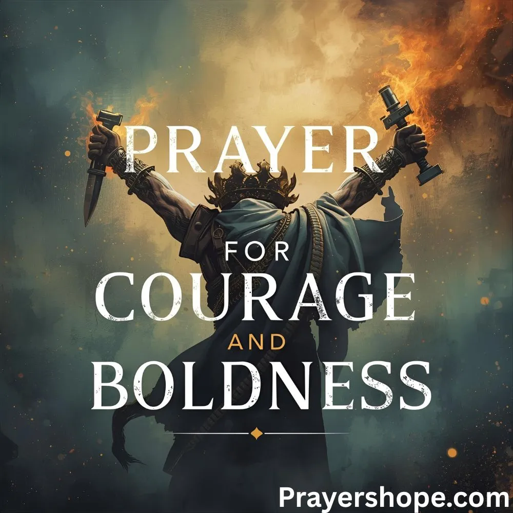 Prayer for Courage and Boldness