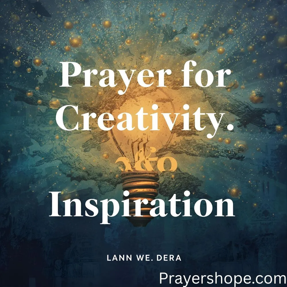 Prayer for Creativity and Inspiration