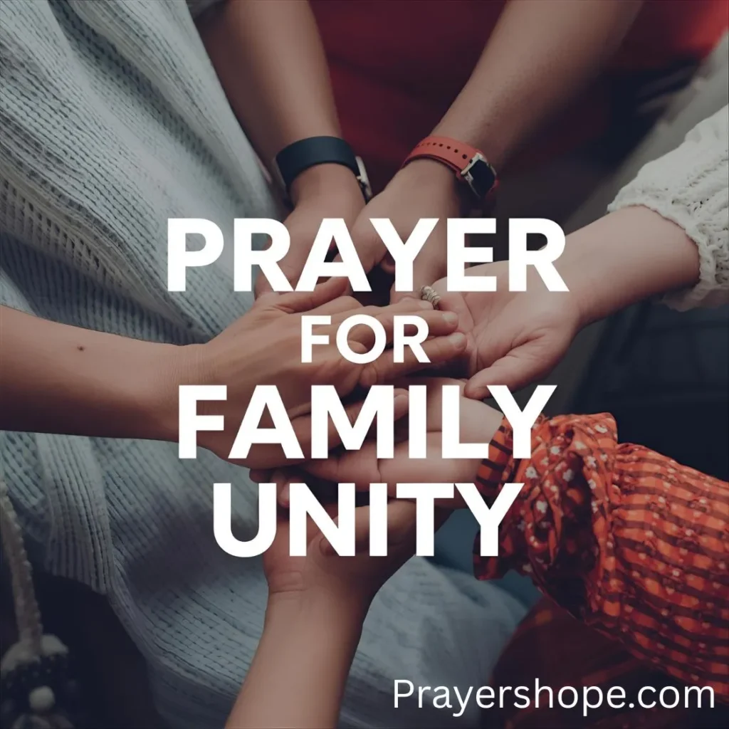 Prayer for Family Unity