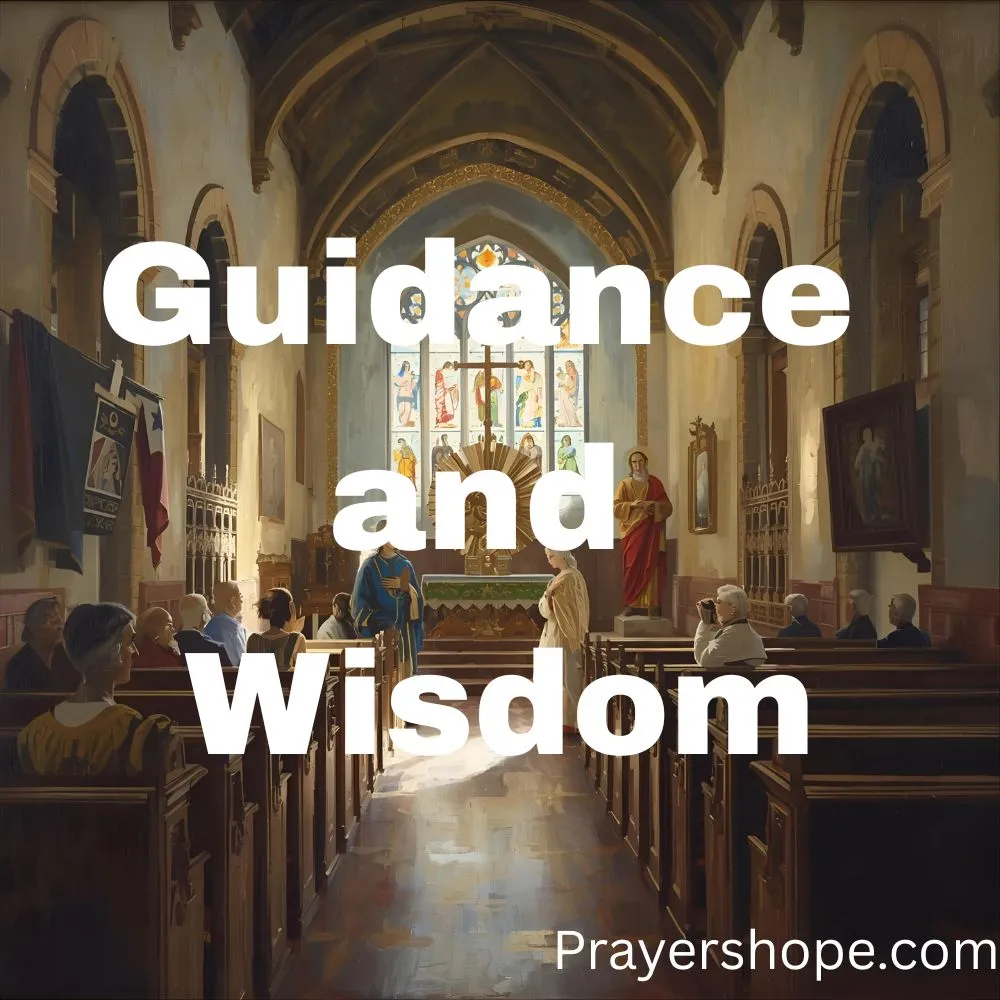 Prayer for Guidance and Wisdom