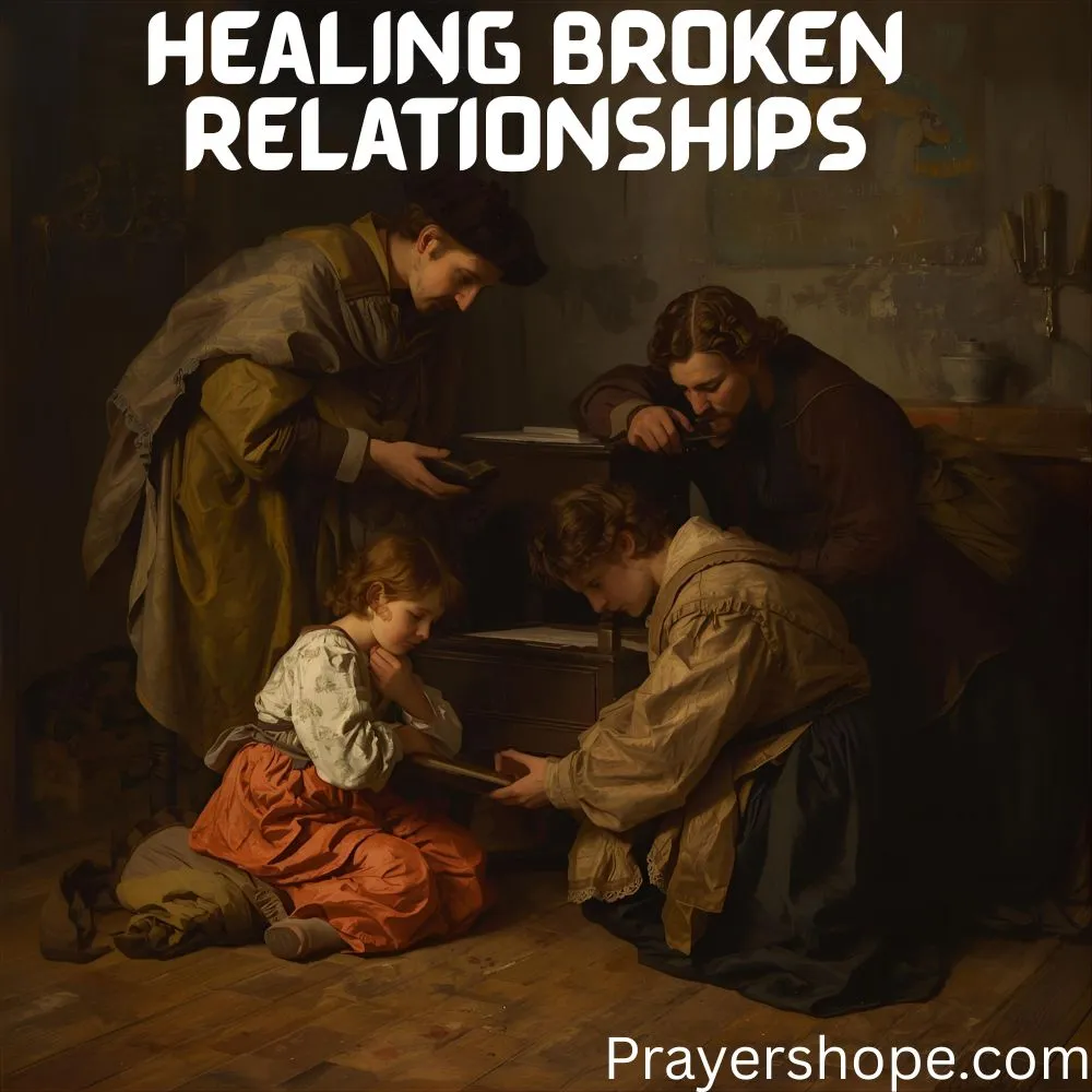 Prayer for Healing Broken Relationships at Home