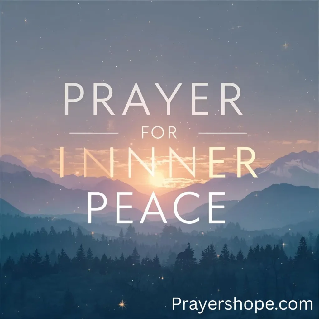 Prayer for Inner Peace