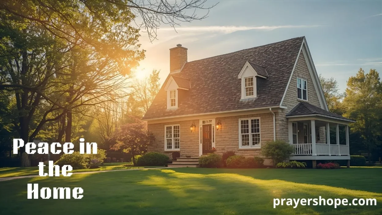 Prayer for Peace in the Home