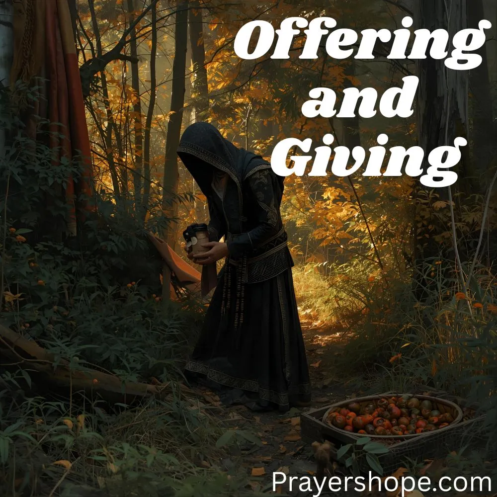 Prayer for the Offering and Giving