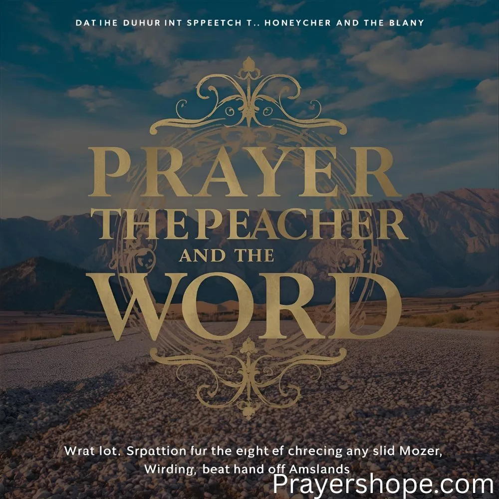 Prayer for the Preacher and the Word 