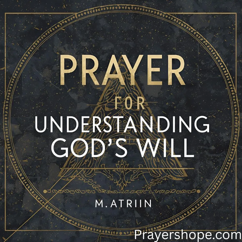 Prayer for Understanding God’s Will