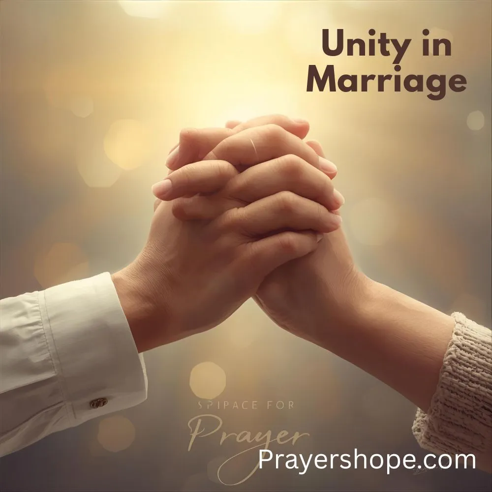 Prayer for Unity in Marriage 