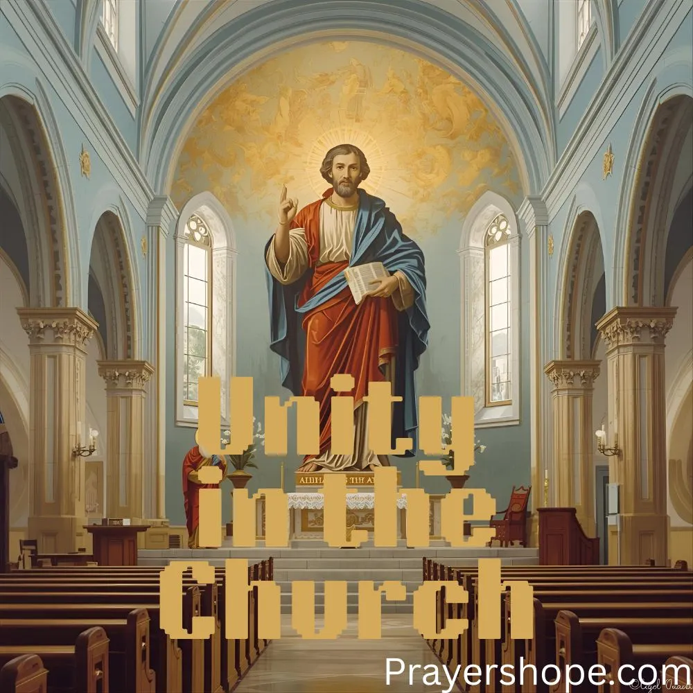 Prayer for Unity in the Church