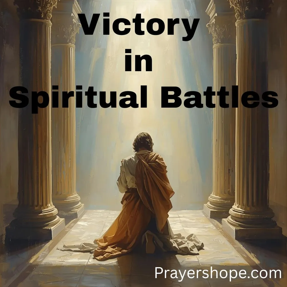 Prayer for Victory in Spiritual Battles