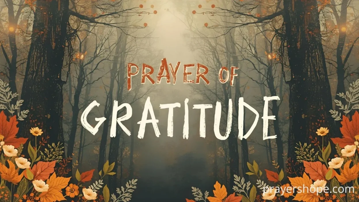 Prayer of Gratitude