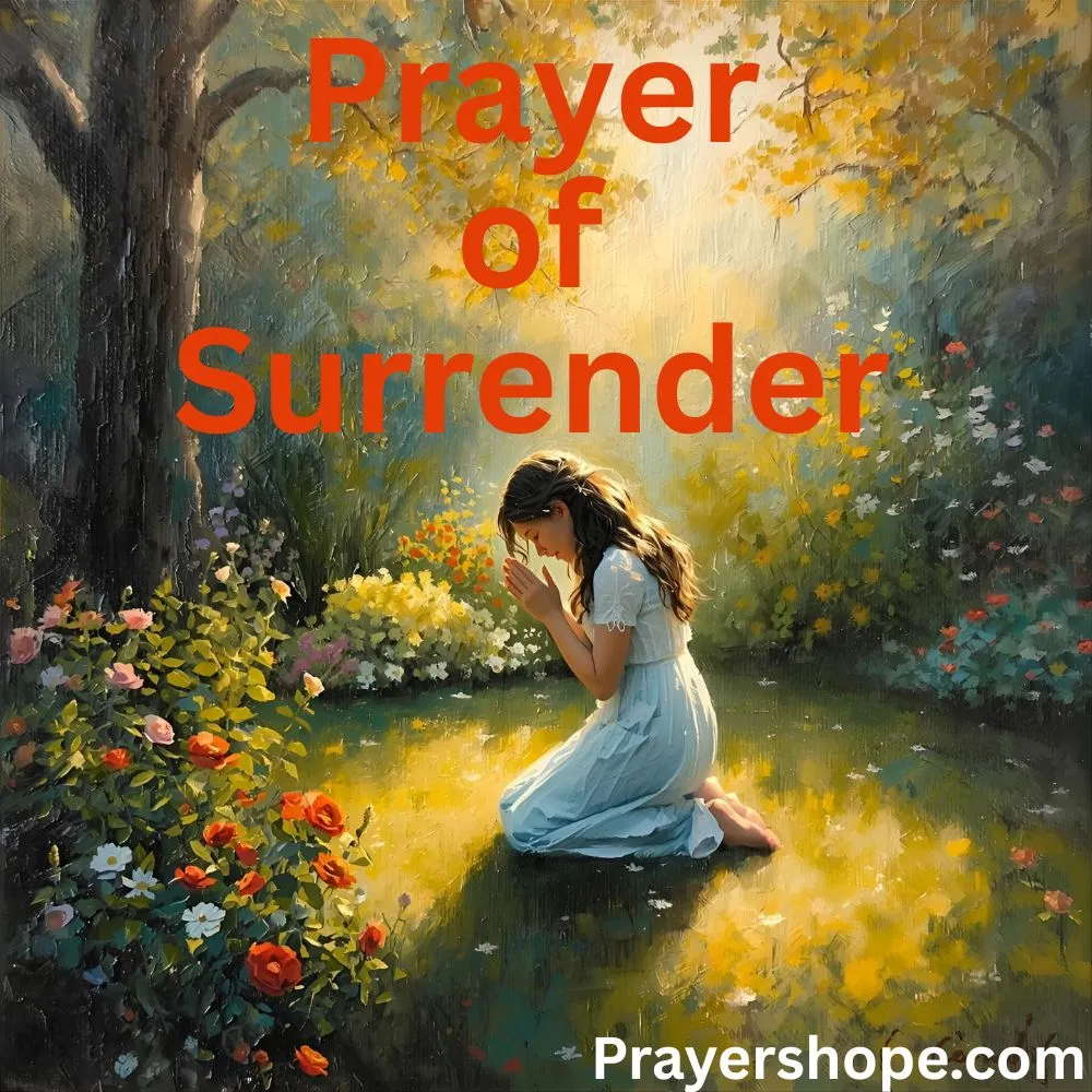 Prayer of Surrender