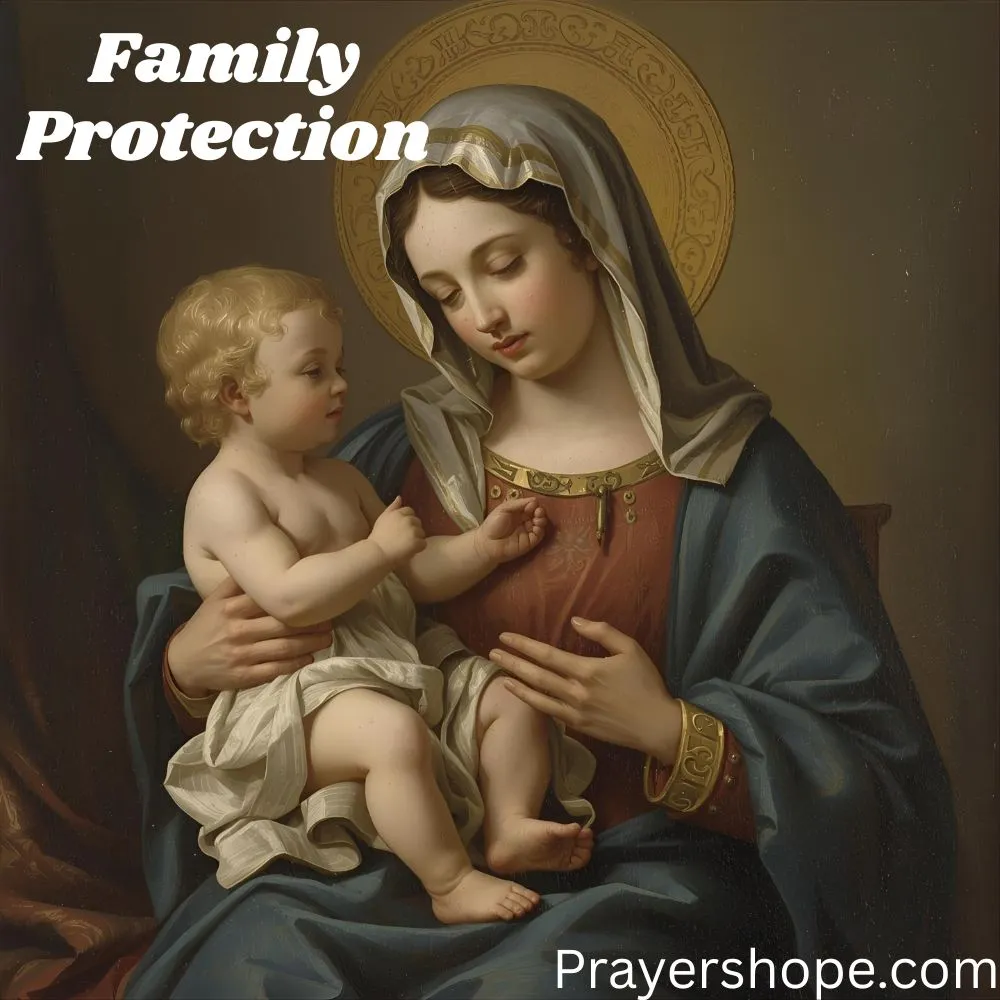 Prayer to Mary for Family Protection