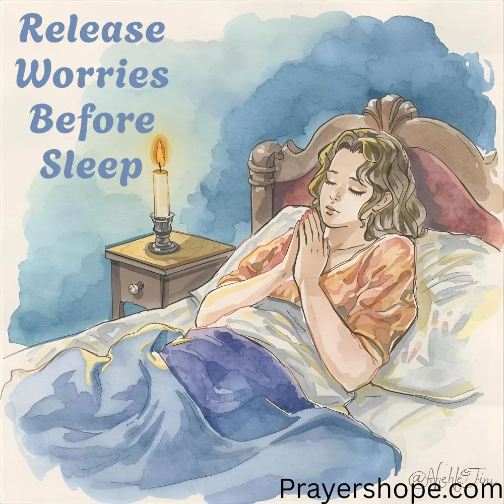 Prayer to Release Worries Before Sleep