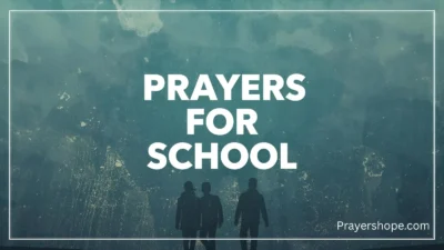 Prayers for School