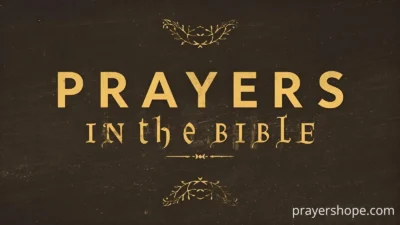 Prayers in the Bible