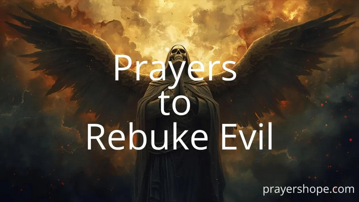 Prayers to Rebuke Evil
