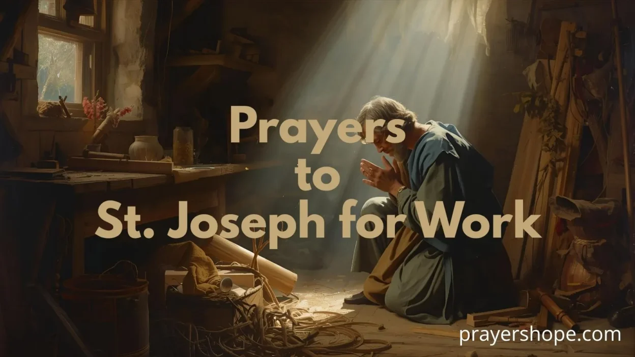 Prayers to St. Joseph for Work