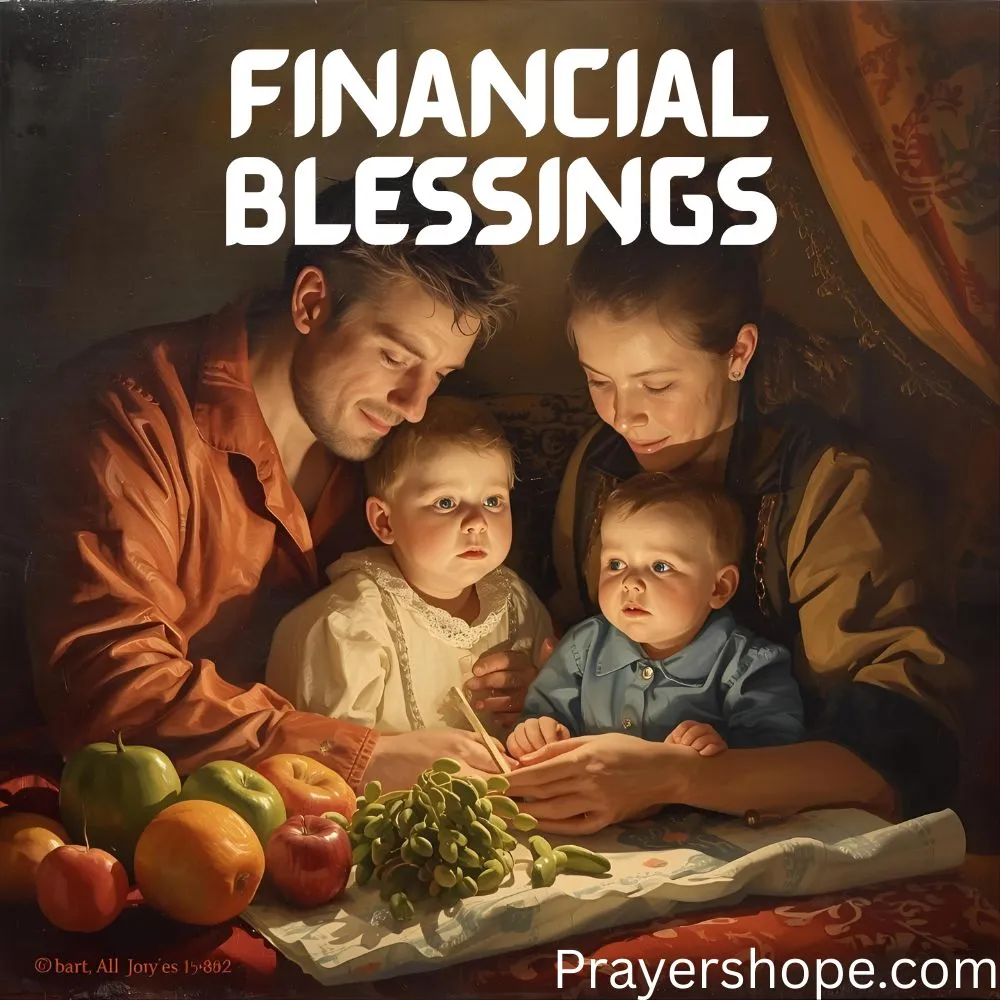 Short Prayer for My Family’s Financial Blessings