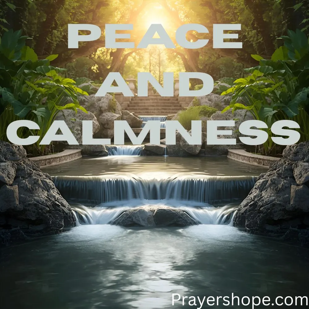 Short Prayer for Peace and Calmness