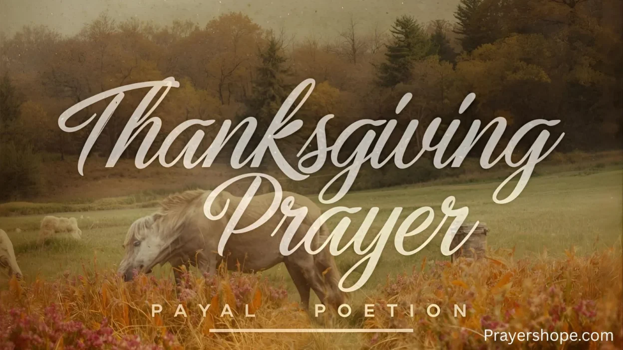 Thanksgiving Prayer