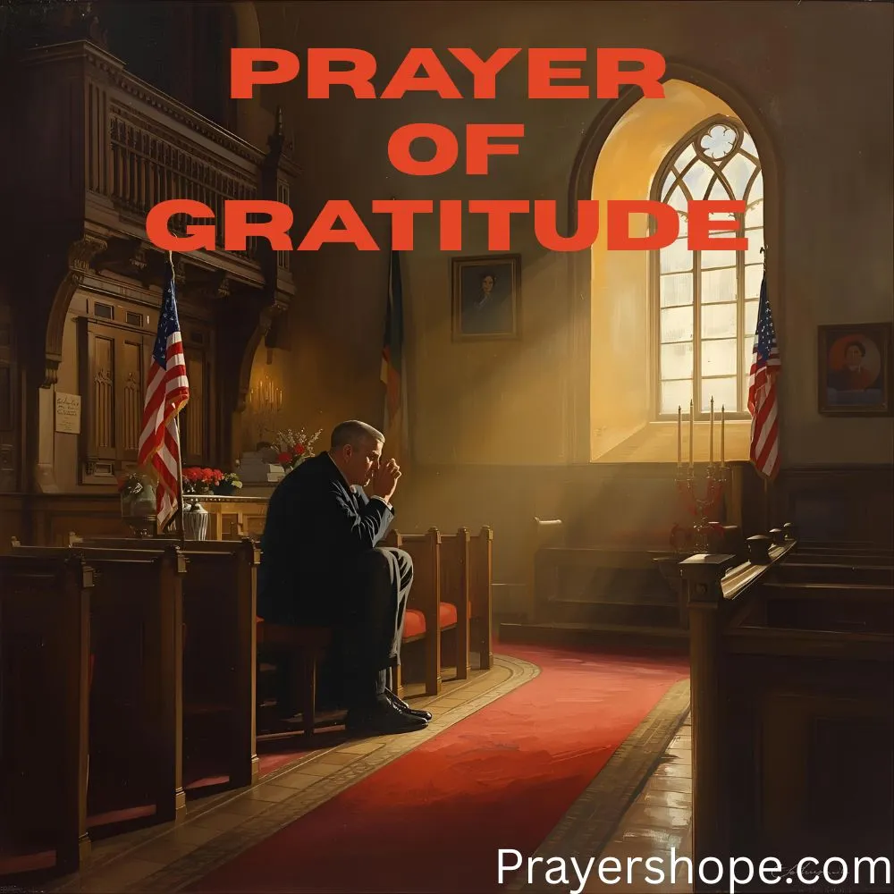 Veterans Day Prayer of Gratitude