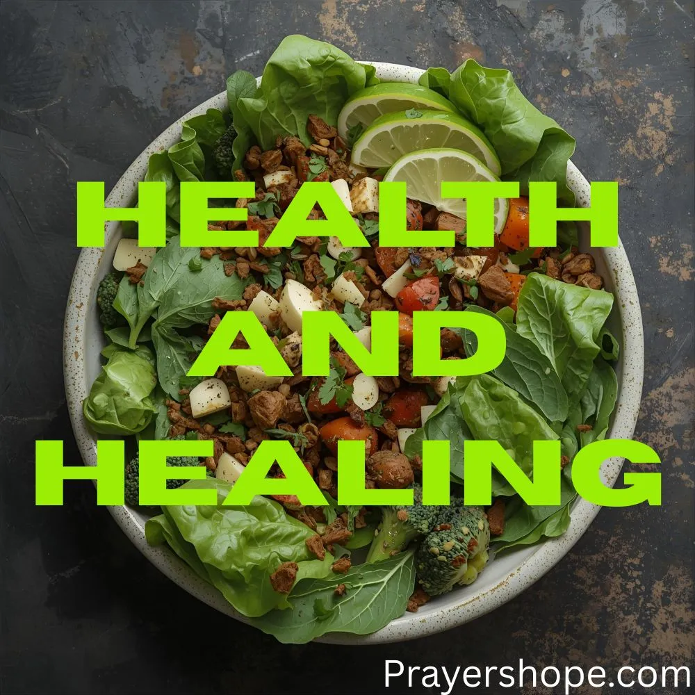 Food Prayer for Health and Healing
