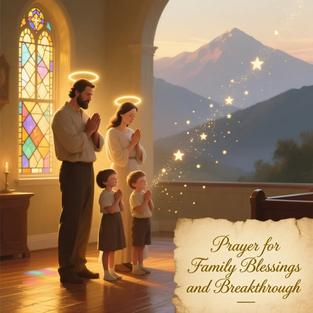 Prayer for Family Blessings and Breakthrough