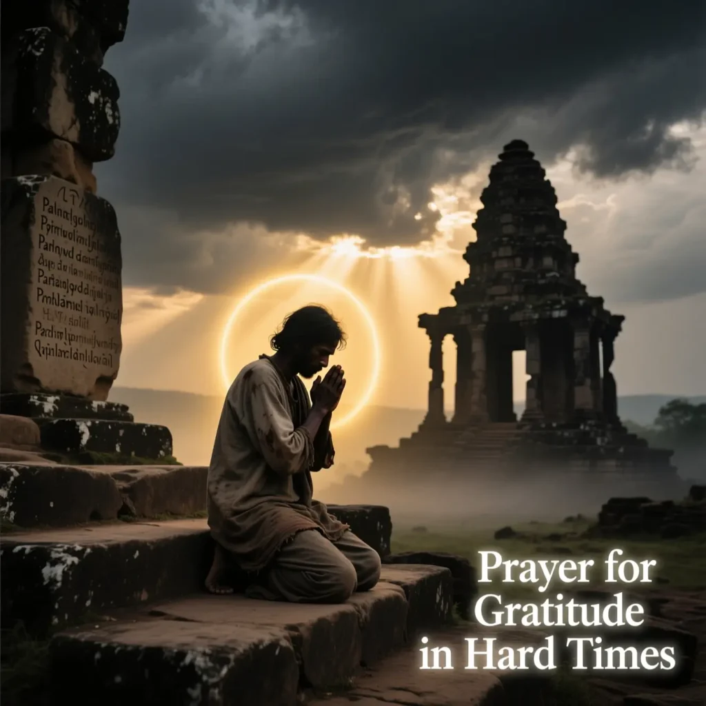 Prayer for Gratitude in Hard Times