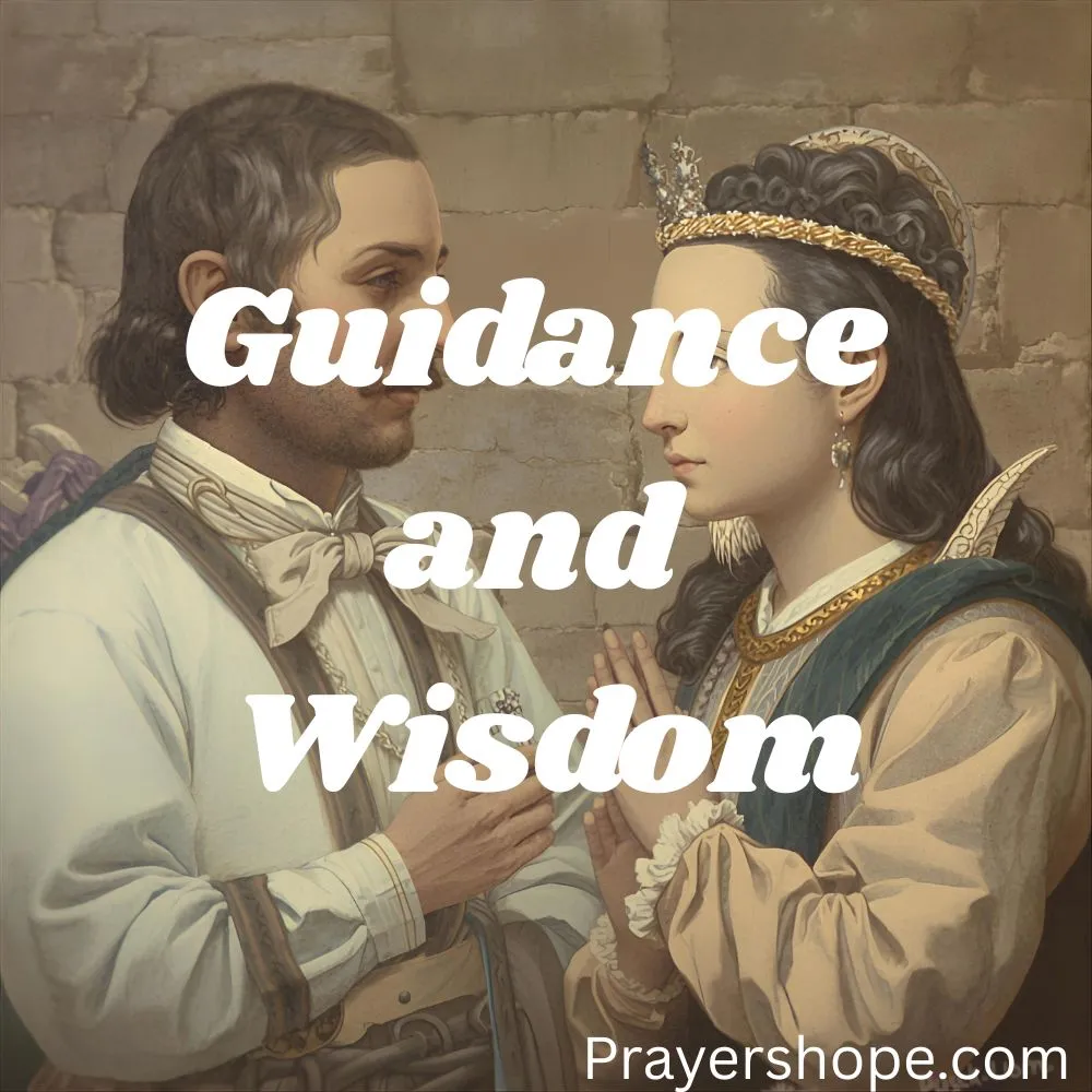 Prayer for Guidance and Wisdom
