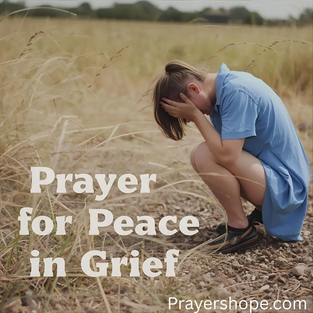 Prayer for Peace in Grief