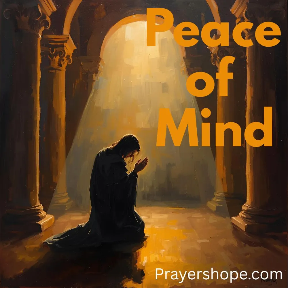 Prayer for Peace of Mind