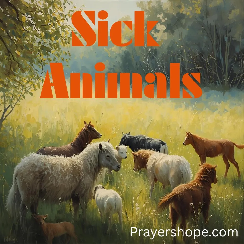 Prayer for Sick Animals