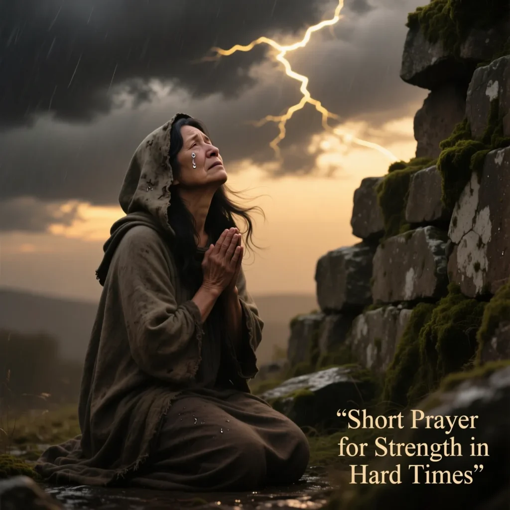 Short Prayer for Strength in Hard Times