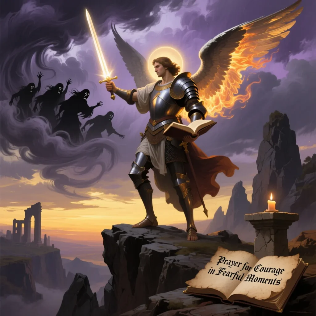 St Michael Prayer for Courage in Fearful Moments