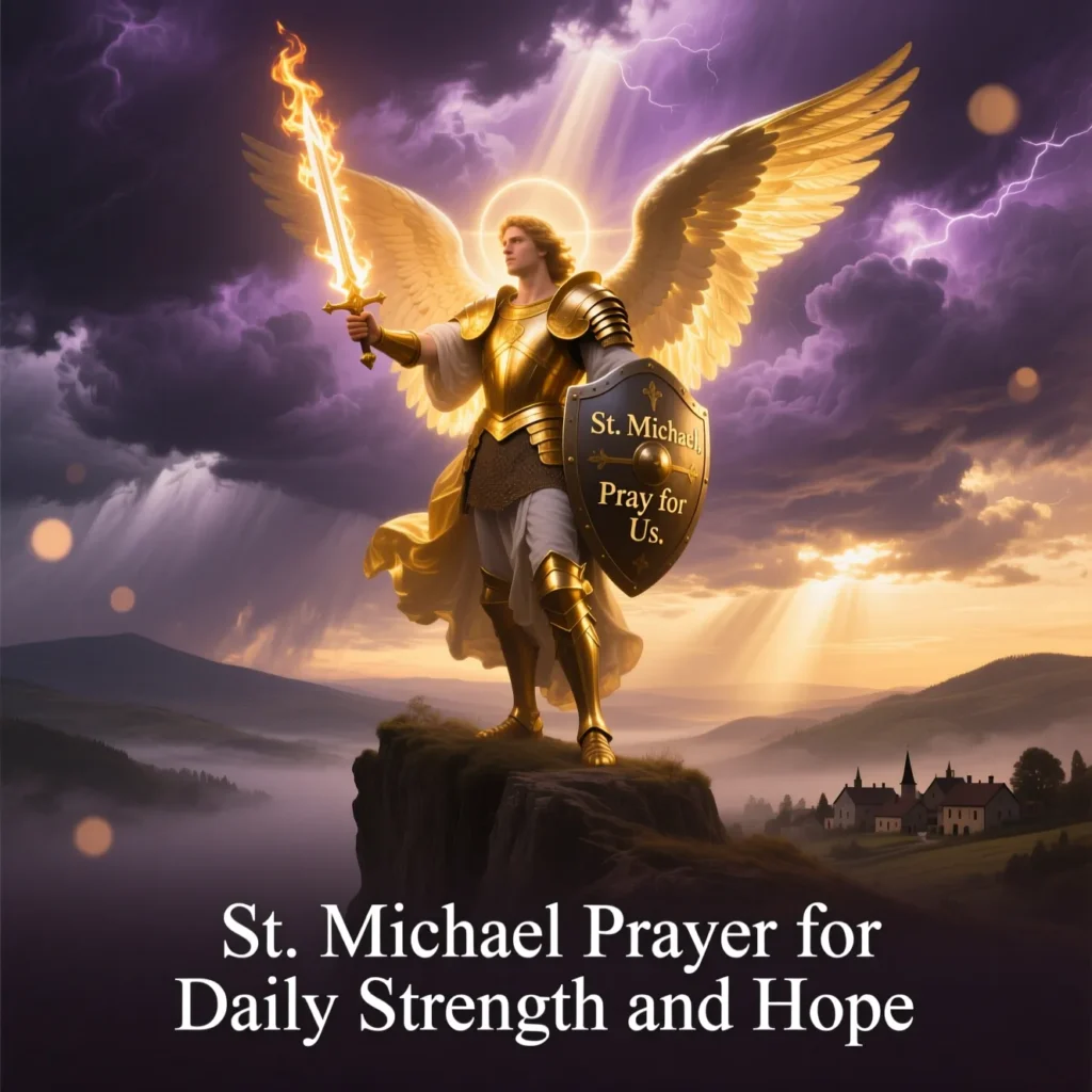 St Michael Prayer for Daily Strength and Hope
