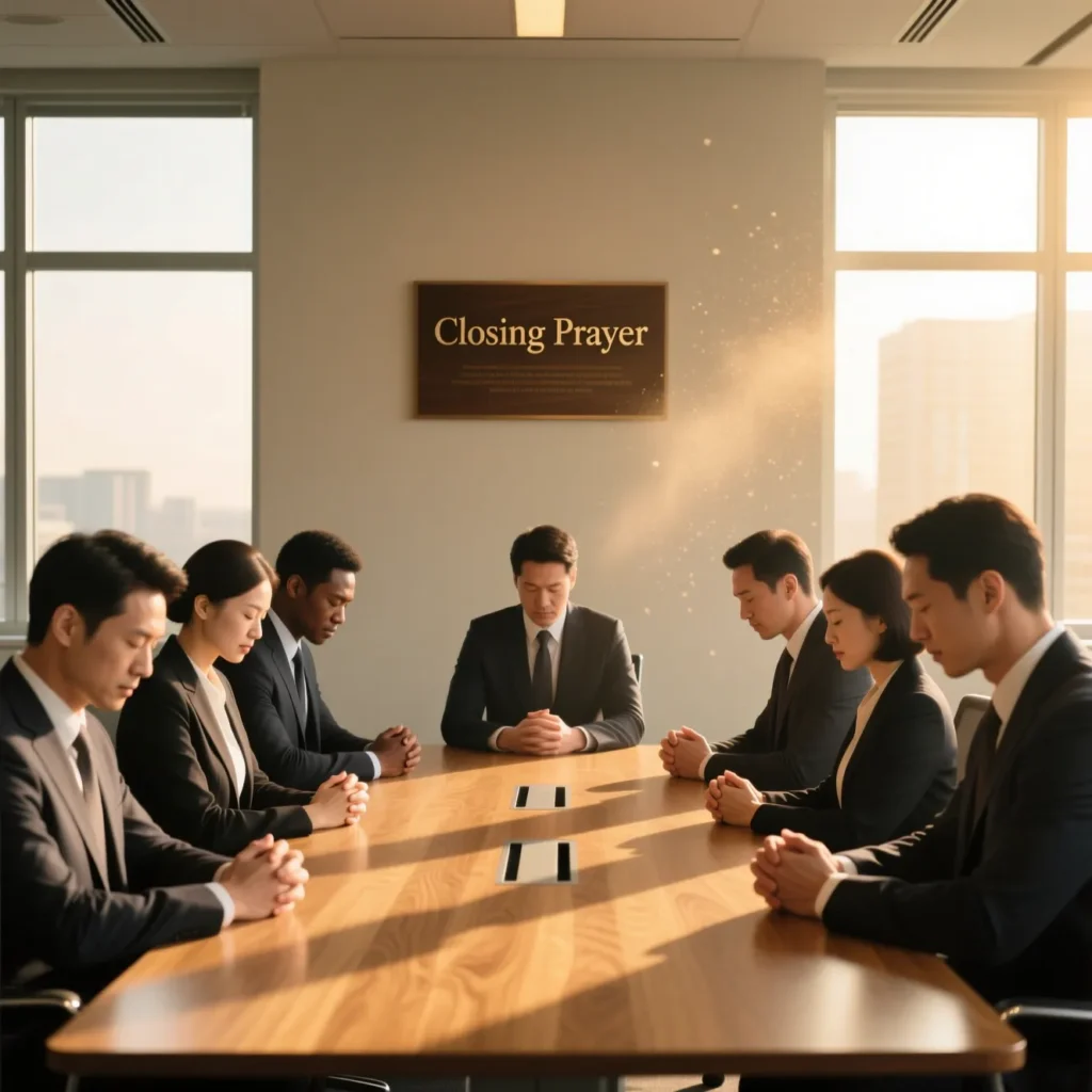 Closing Prayer for Meetings