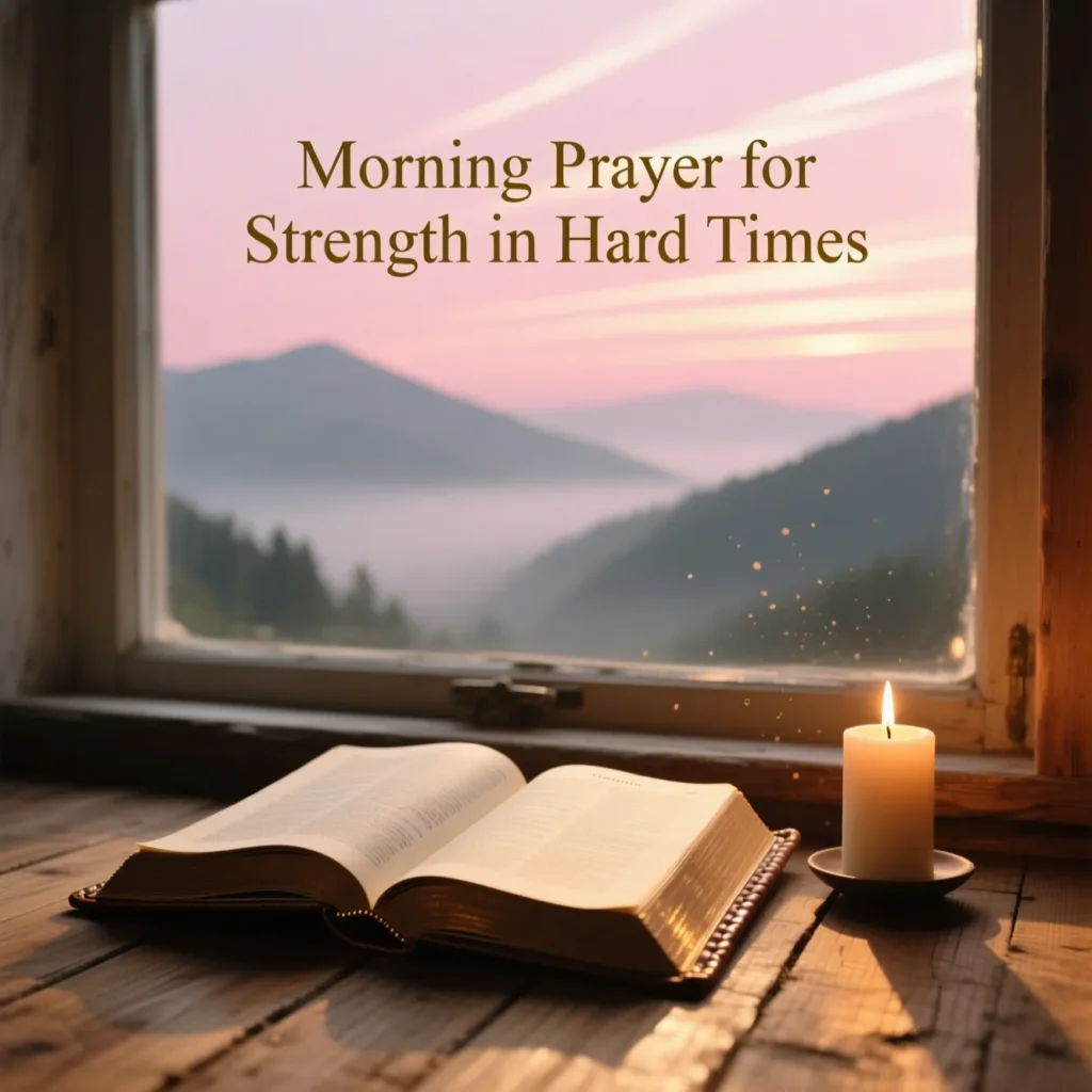 Morning Prayer for Strength in Hard Times
