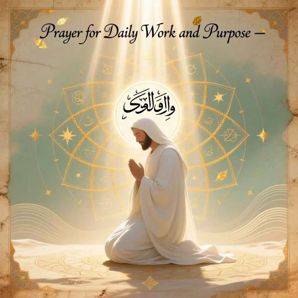Prayer for Daily Work and Purpose