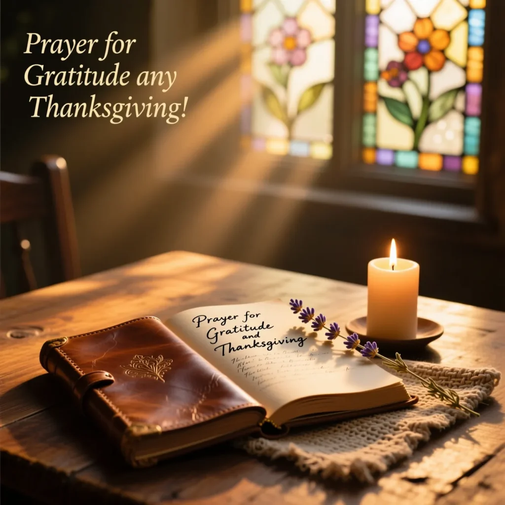  Prayer for Gratitude and Thanksgiving