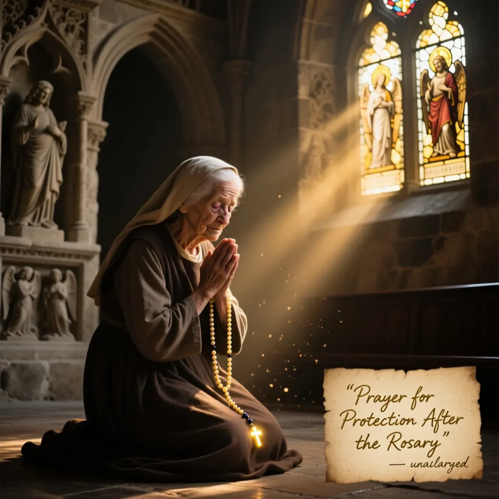 Prayer for Protection After the Rosary