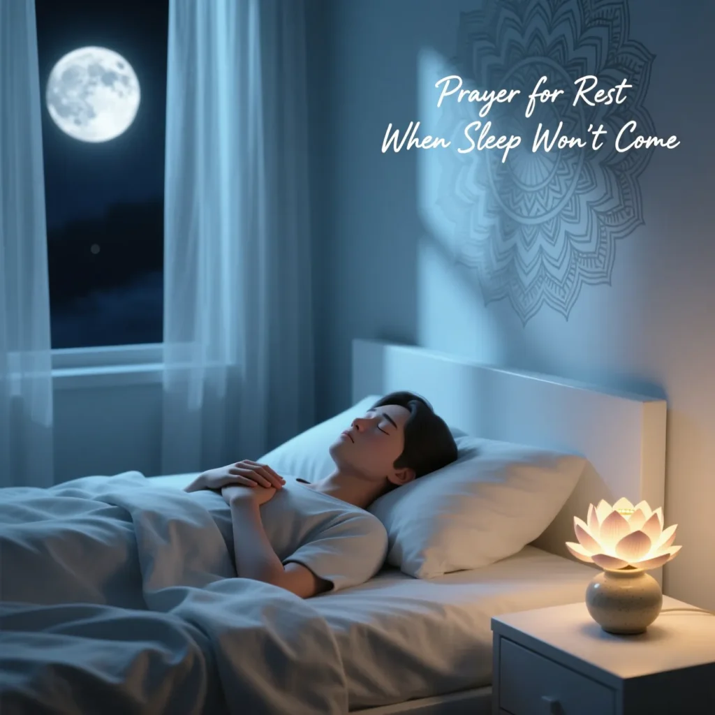 Prayer for Rest When Sleep Won’t Come