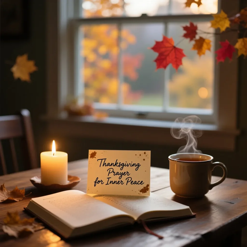 Thanksgiving Prayer for Inner Peace