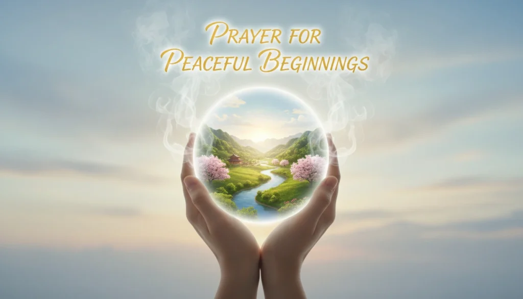 Prayer for Peaceful Beginnings 