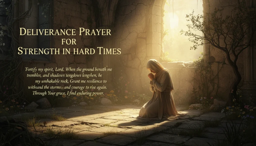 Deliverance Prayer for Strength in Hard Times