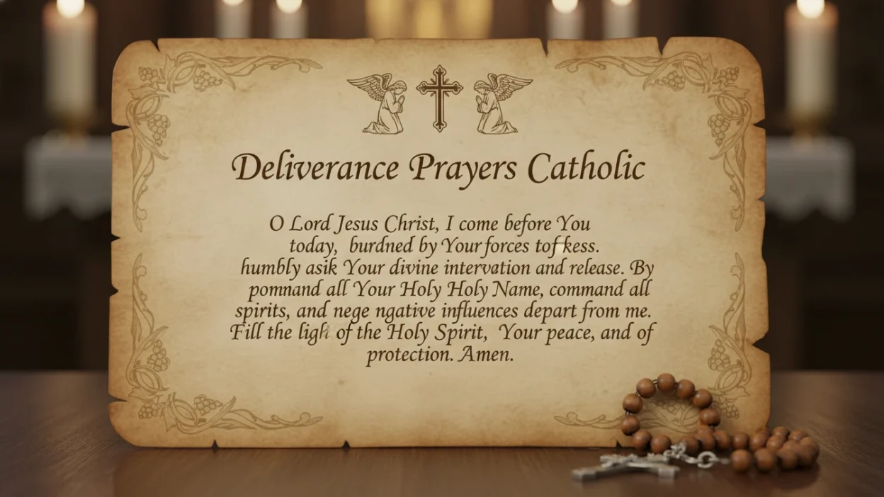 Deliverance Prayers Catholic