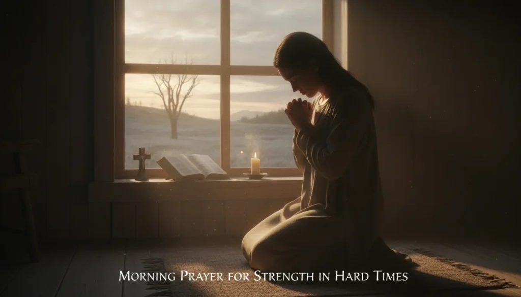 Morning Prayer for Strength in Hard Times