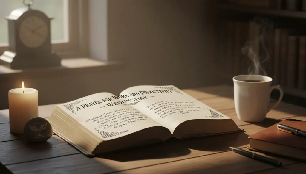 Prayer for Work and Productivity on Wednesday